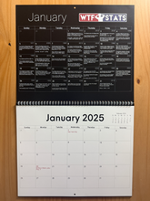 Load image into Gallery viewer, The 2025 WTF STATS Calendar