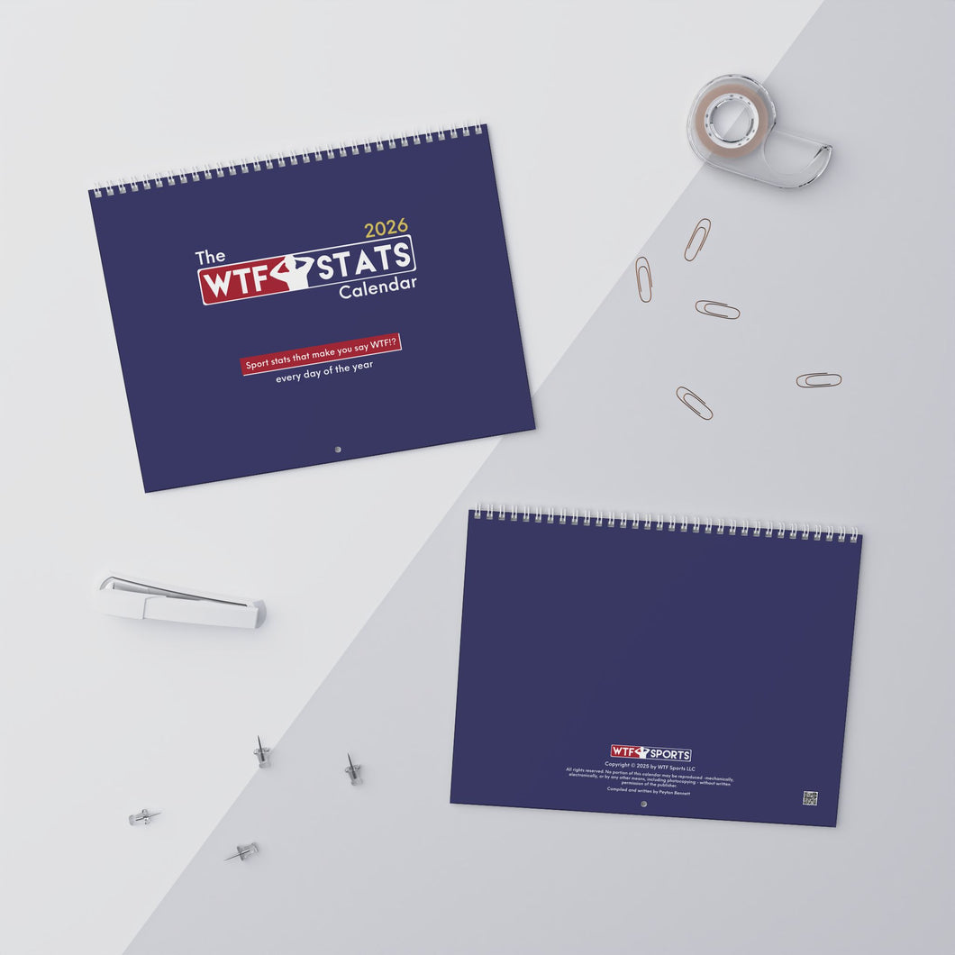 The 2026 WTF STATS Calendar (pre-order)