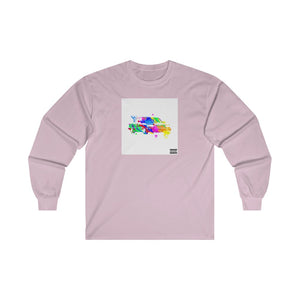 Cam Benz Splatter Paint Long Sleeve Tee